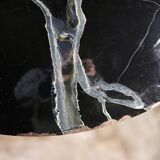 Hand-painted metal galaxy pendant light, 1980s