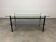 50s metal and glass coffee table