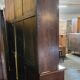 Large, generously sized solid oak display case