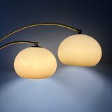 Vintage Dijkstra double arc mushroom floor lamp