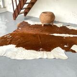 Caramel cowhide carpet
