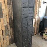 Industrial wine rack storage unit metal drawers column
