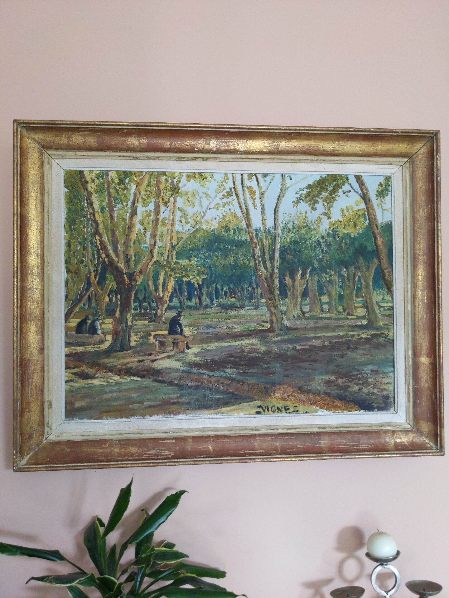Ancient landscape painting
