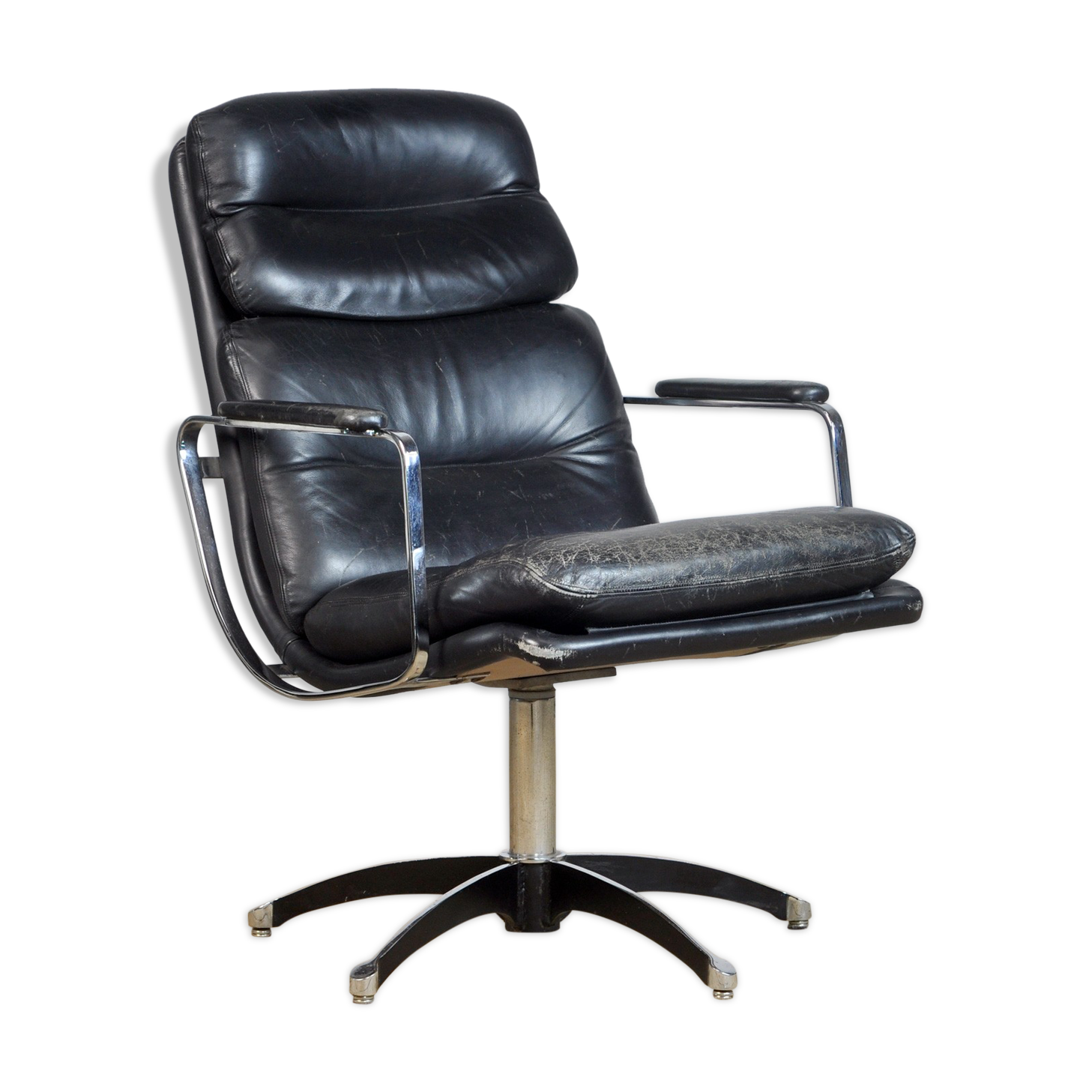 Leather armchair, 1970s