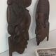 African ebony profile sculptures