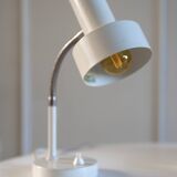 Small white casserole lamp