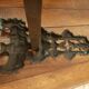 Cast iron chenets