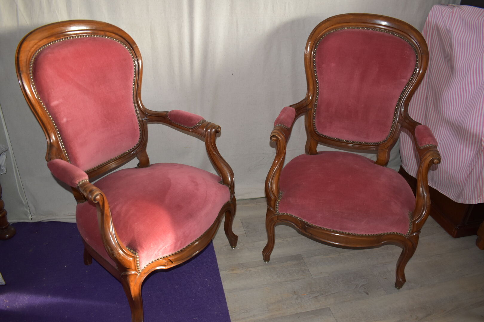 Voltaire armchairs