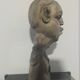 African wooden bust