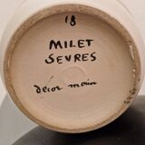 Paul Milet Sèvres ceramic pot cover 1950