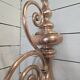19th century copper wall lights (large models)