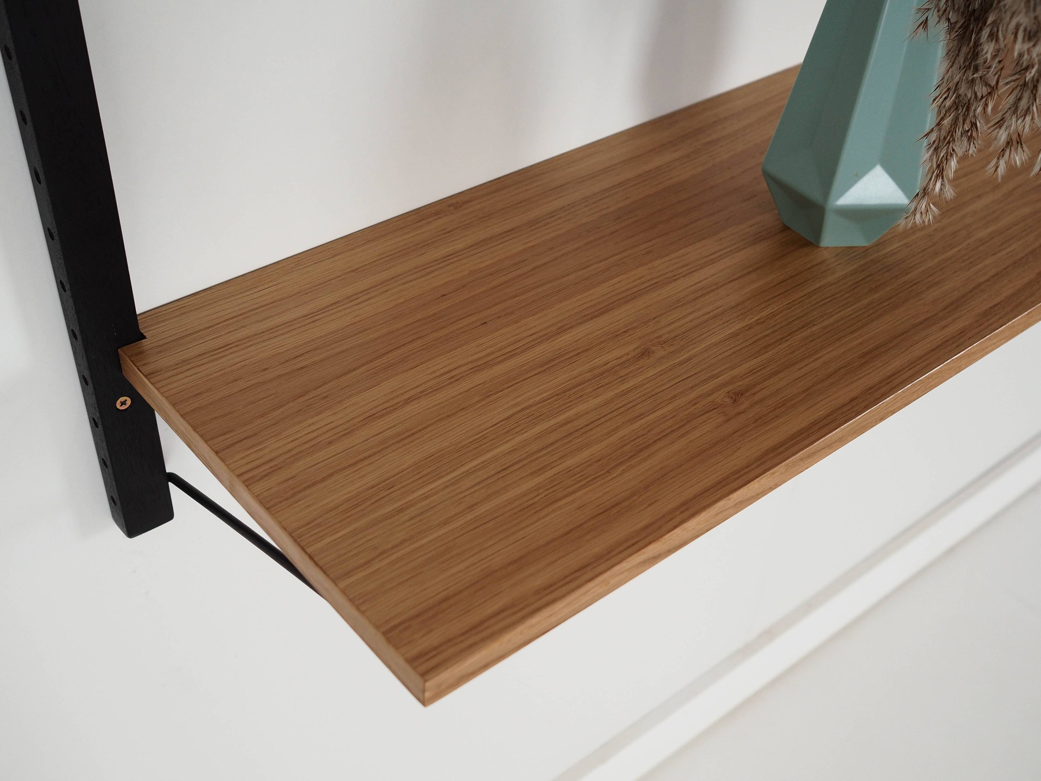 Oak shelving unit, Danish design, 1970s, production: Denmark