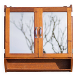 Art deco bathroom cabinet, vintage art deco wall-mounted Medicine Cabinet, 2 doors