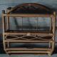 Vintage rattan shelf
