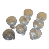 Cut glass shot glasses