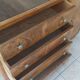 Art Deco buffet bar in walnut burl.