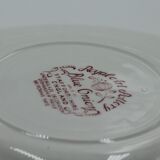 Lot of 4 plates Royal art pottery blue onion Staffordshire