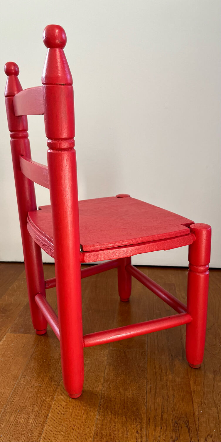 Wooden children's chair