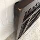 Vintage Indonesian teak shuttered mirror