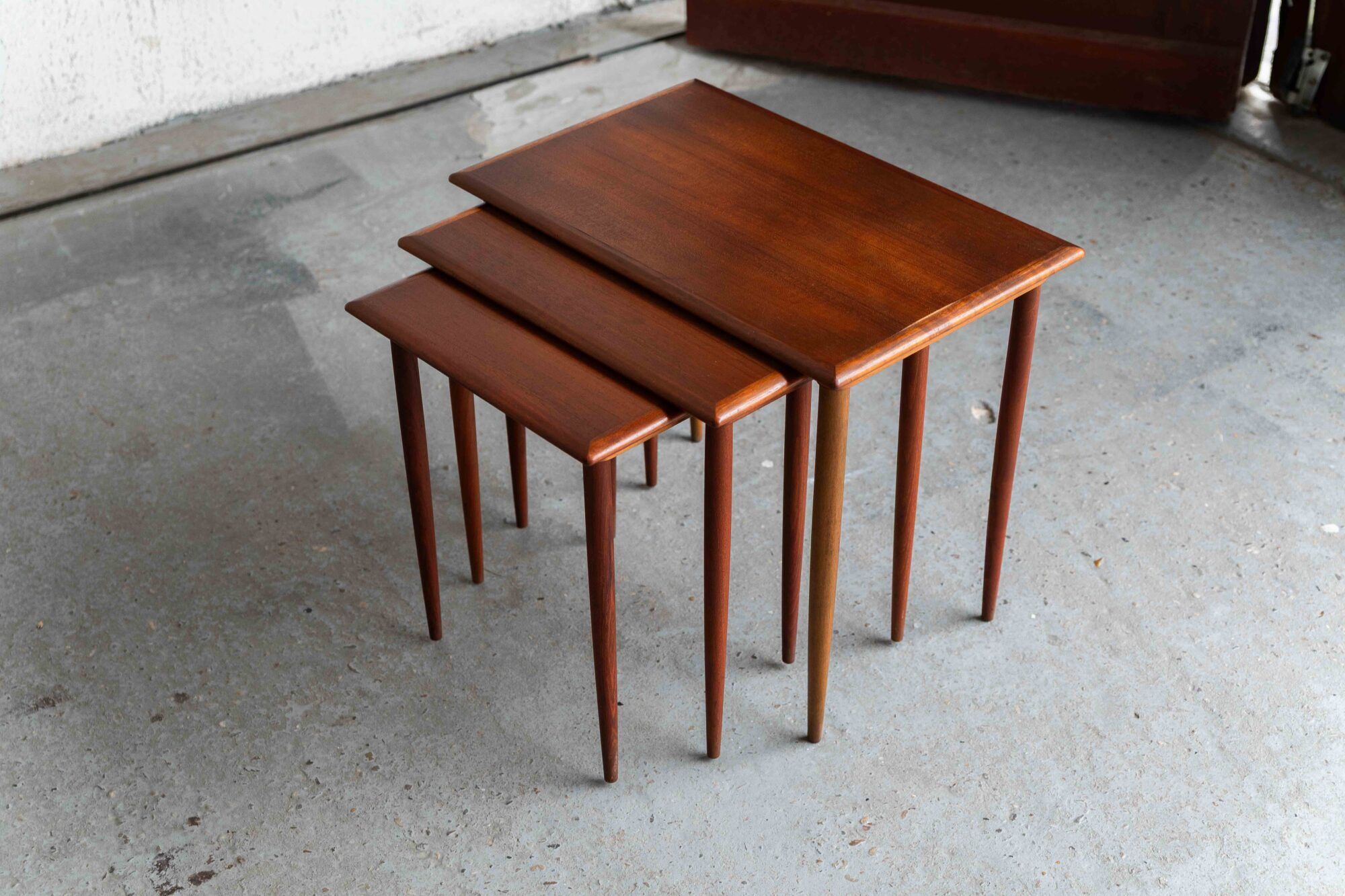 Set of 3 nesting tables, Danish design