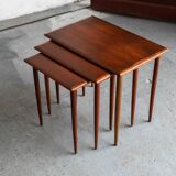 Set of 3 nesting tables, Danish design