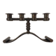 Wrought iron chandelier with four lights, Charles Piguet, Switzerland, circa 1930.