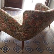 Organic couch 50s/60s design low Italian vintage