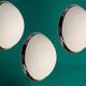 Opaline Glass Sconces, 1980s, Set of 3
