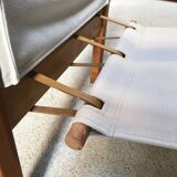 Vintage armchair by Karin Mobring from the 70s, new fabric and straps