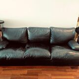 3-seater leather sofa