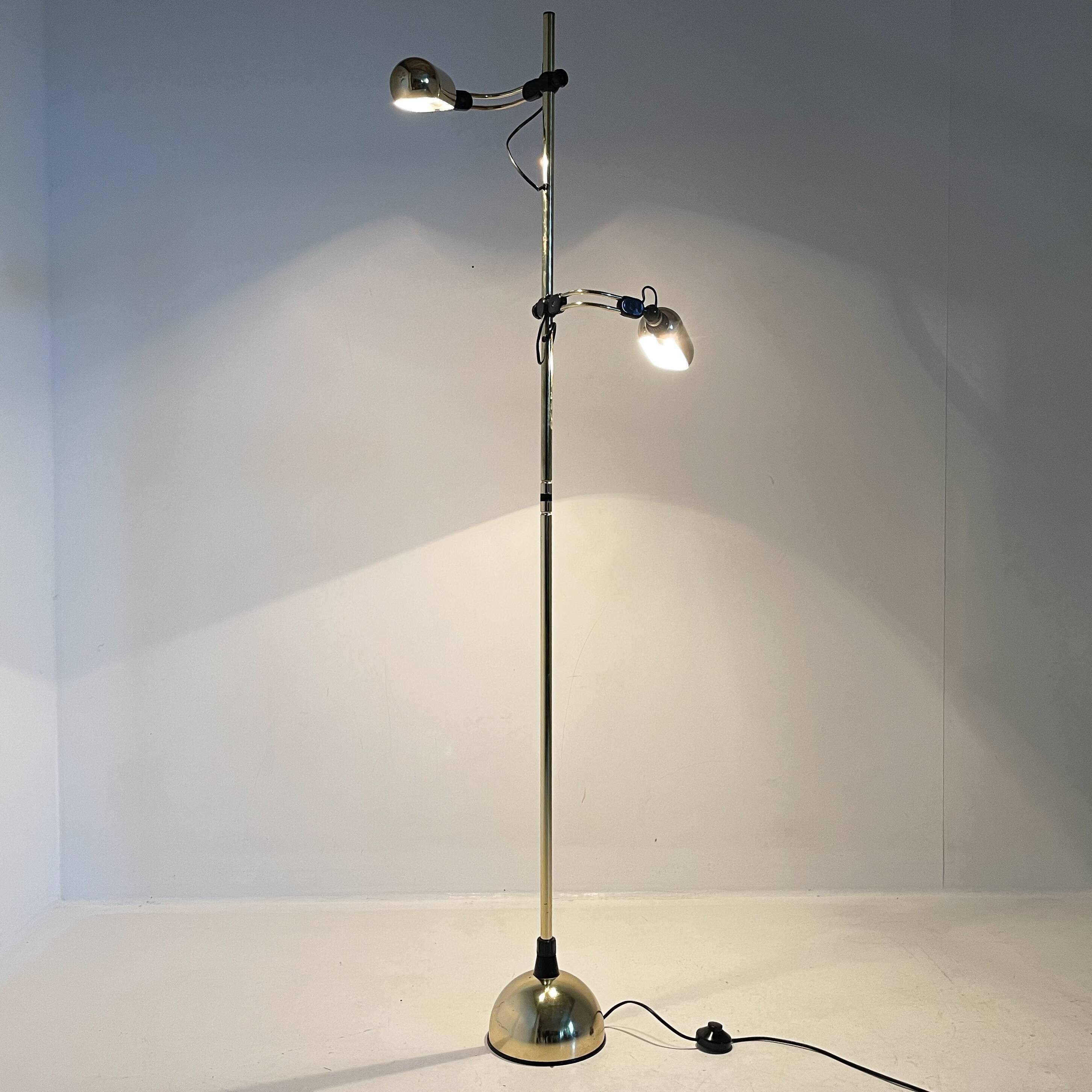 1980's Italian Adjustable Floor Lamp