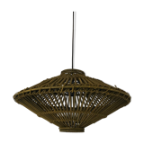 Vintage rattan hanging lamp