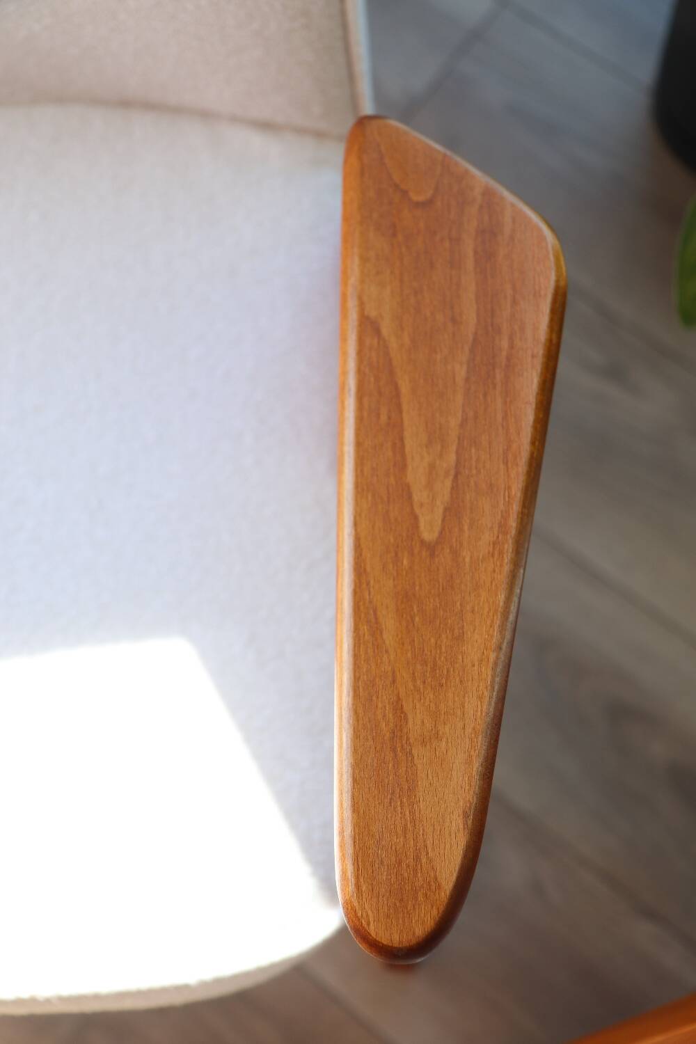 Scandinavian armchair set of 2 buckle white