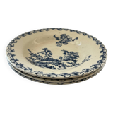 Deep plates Terre de Fer thistles Gien