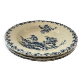 Deep plates Terre de Fer thistles Gien