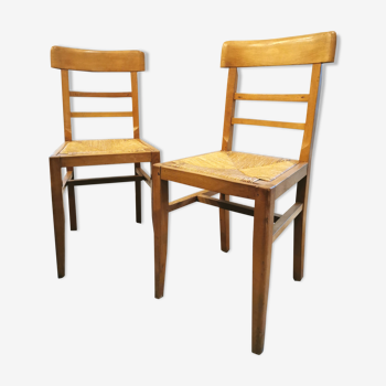 Pair of chairs by Pierre Cruege