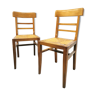 Paire de chaises de Pierre Cruège
