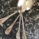 Cailar Bayard silver metal soup spoons
