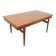 Table à manger scandinave rectangulaire vintage de Ejvind A. Johansson teck