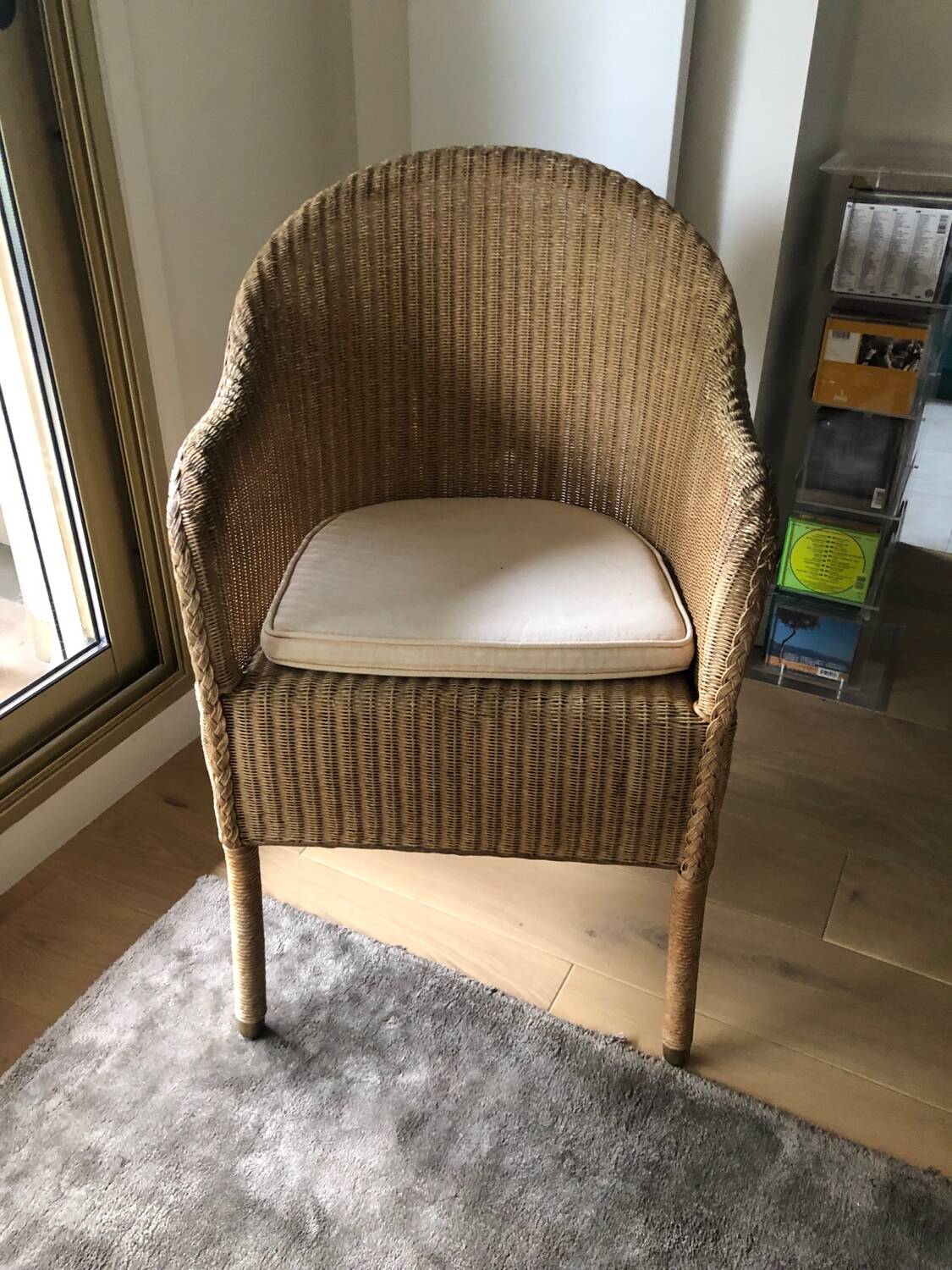 Rattan armchair