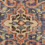 6x9 Turkish Classic Pattern Orange Green Vintage Rug, 174x279Cm