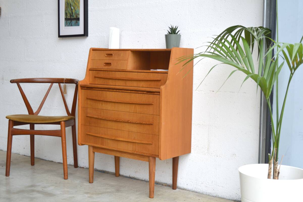 Danish teak secretary 76 cm