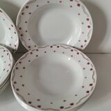 Assiettes Céranrd Saint Amand modèle star