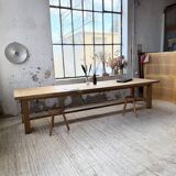 XXL solid oak farmhouse table 3.5m