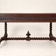 Flat desk – Louis XIII style – Carved solid oak – 19th century