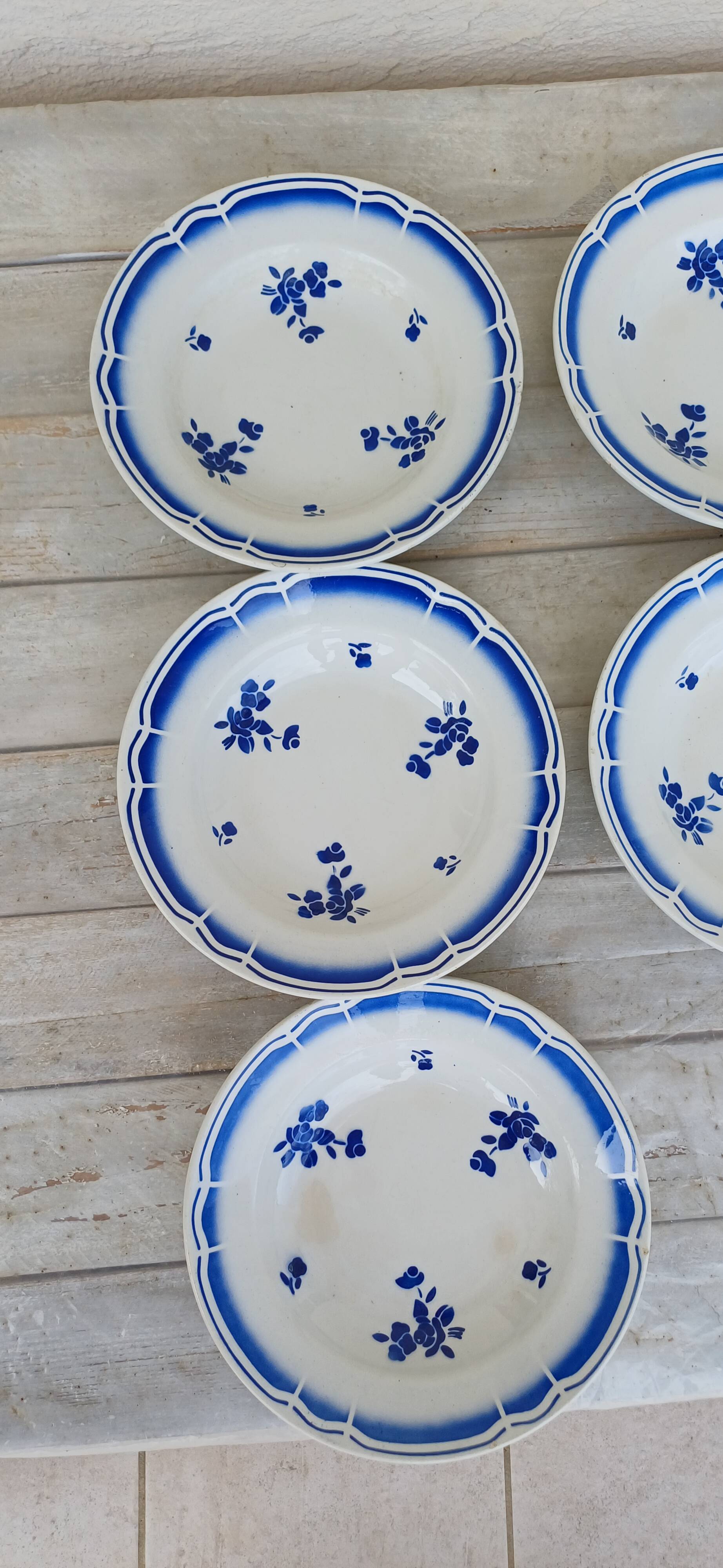 Assiettes plates creuses et à dessert