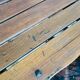Ensemble de 5 chaises en bois, travail artisanal