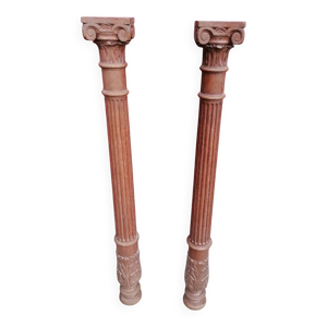 paire de colonnes corinthiennes