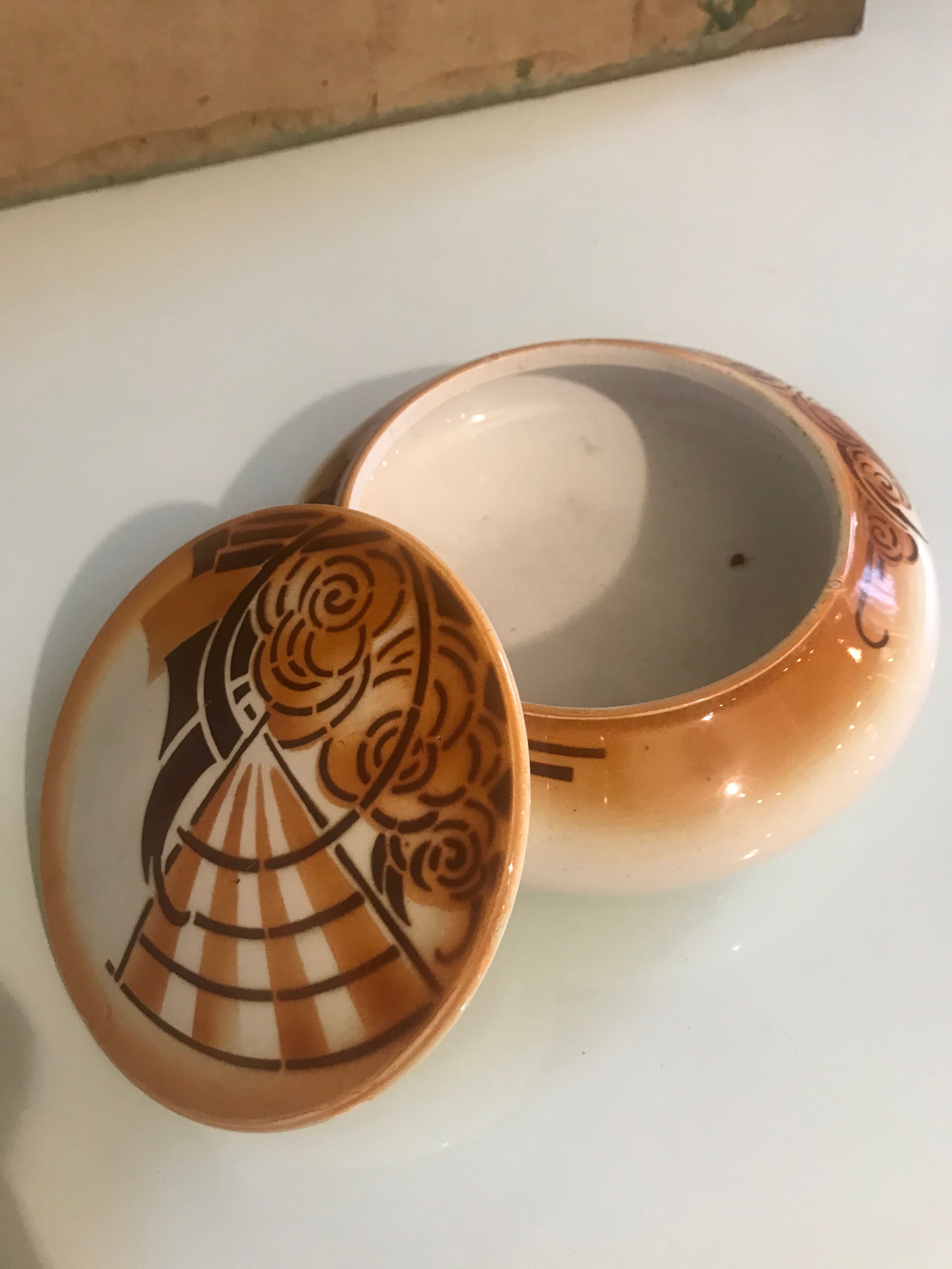 Old Saint Amand Ceramic Candy