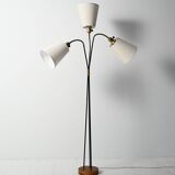 Lampadaire scandinave à trois lumières